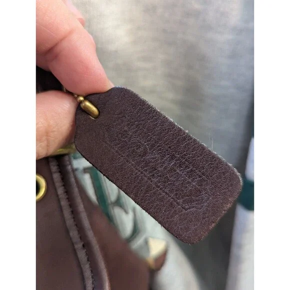 Coach Vintage XL Duffle Feed Sac 9085 in Mahogany Cowhide Leather - EUC - Picture 5 of 15